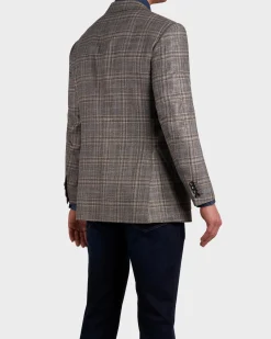 Grey Check Cashmere Sports Jacket