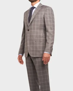 Grey Glen Check Suit