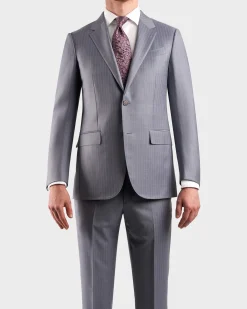 Grey Pin Stripe Suit