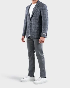 Grey Plaid Blazer