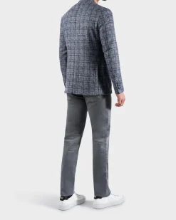 Grey Plaid Blazer