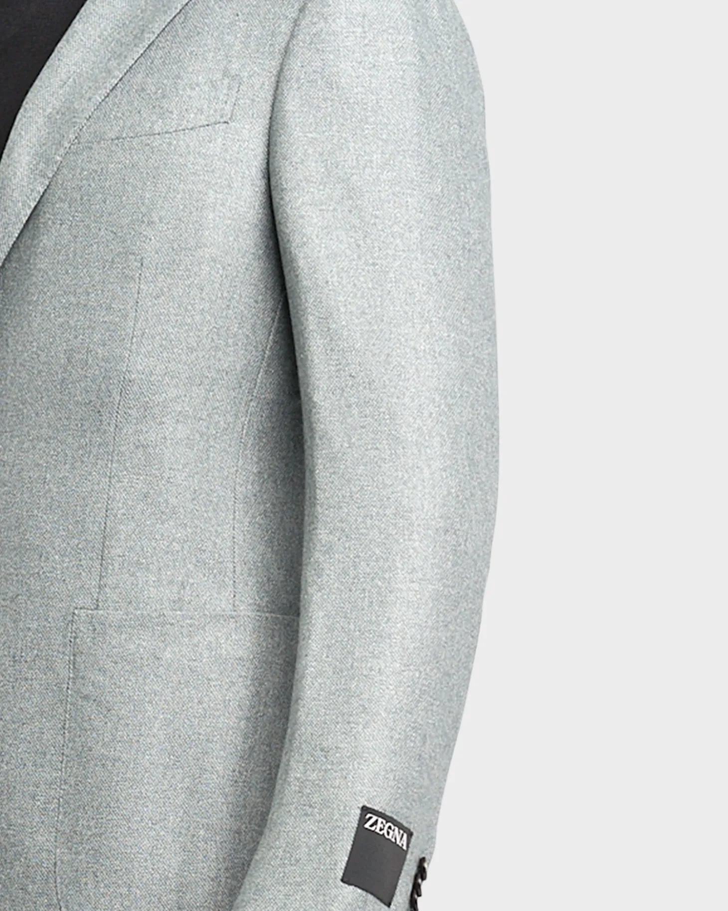 Grey Sage Silk Cashmere Sports Jacket