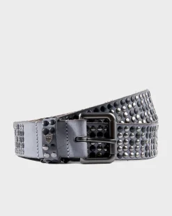 Grey Studded Belt