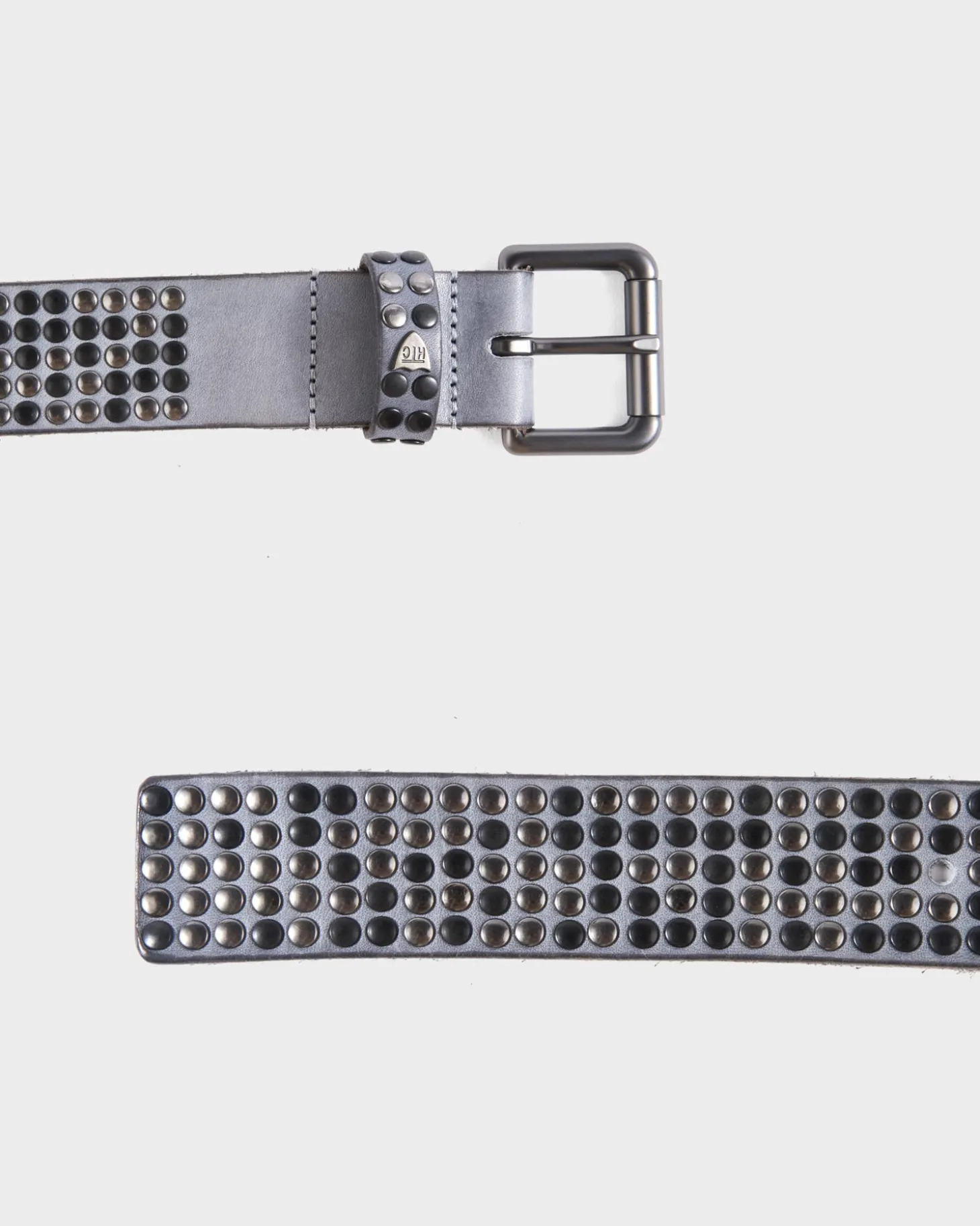 Grey Studded Belt