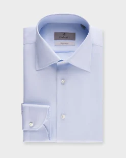 Impeccabile Light Blue Cotton Shirt