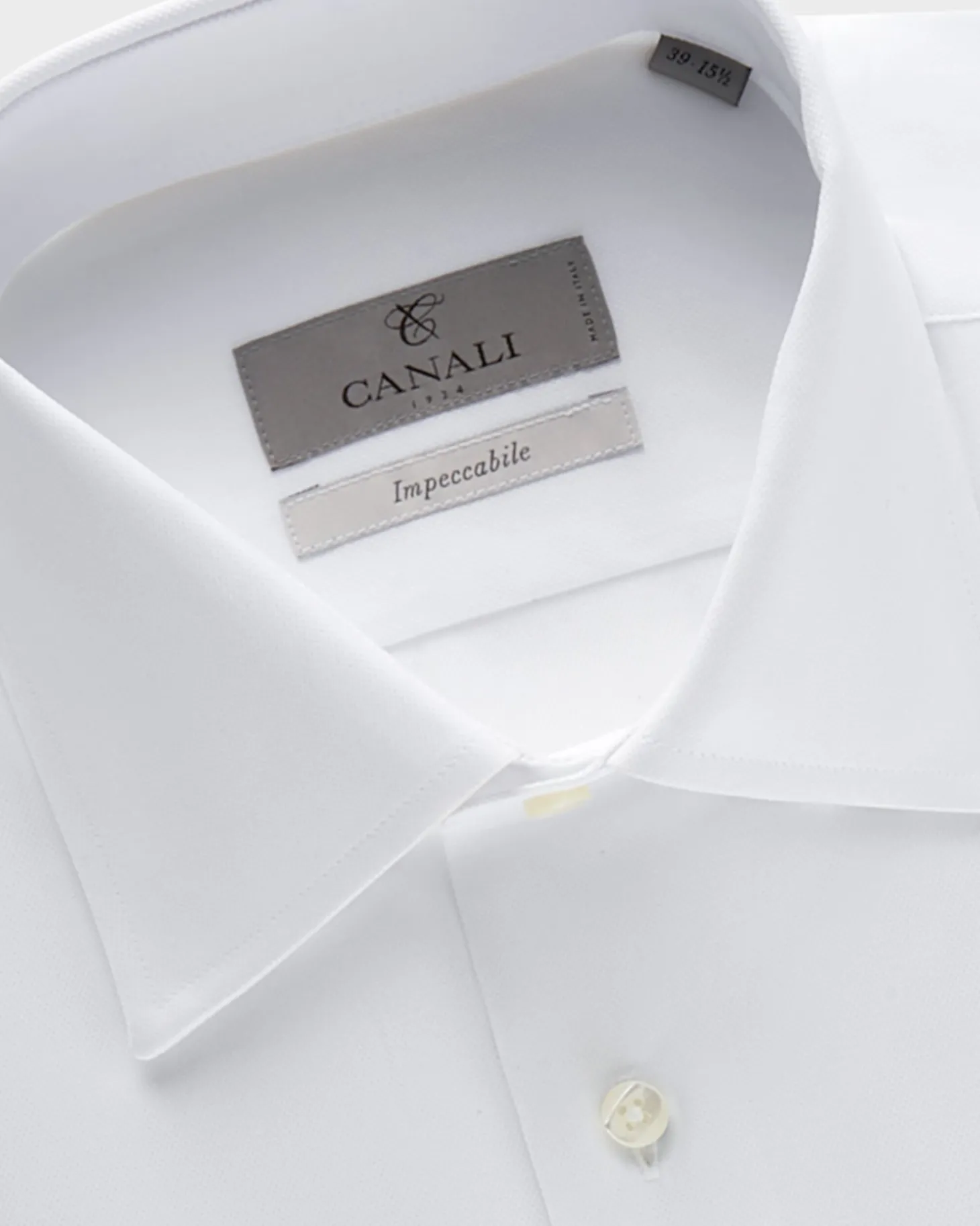 Impeccabile White Cotton Shirt