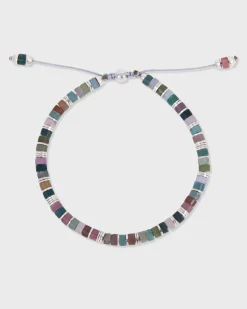 Indian Agate Tucson Sterling Silver Bracelet