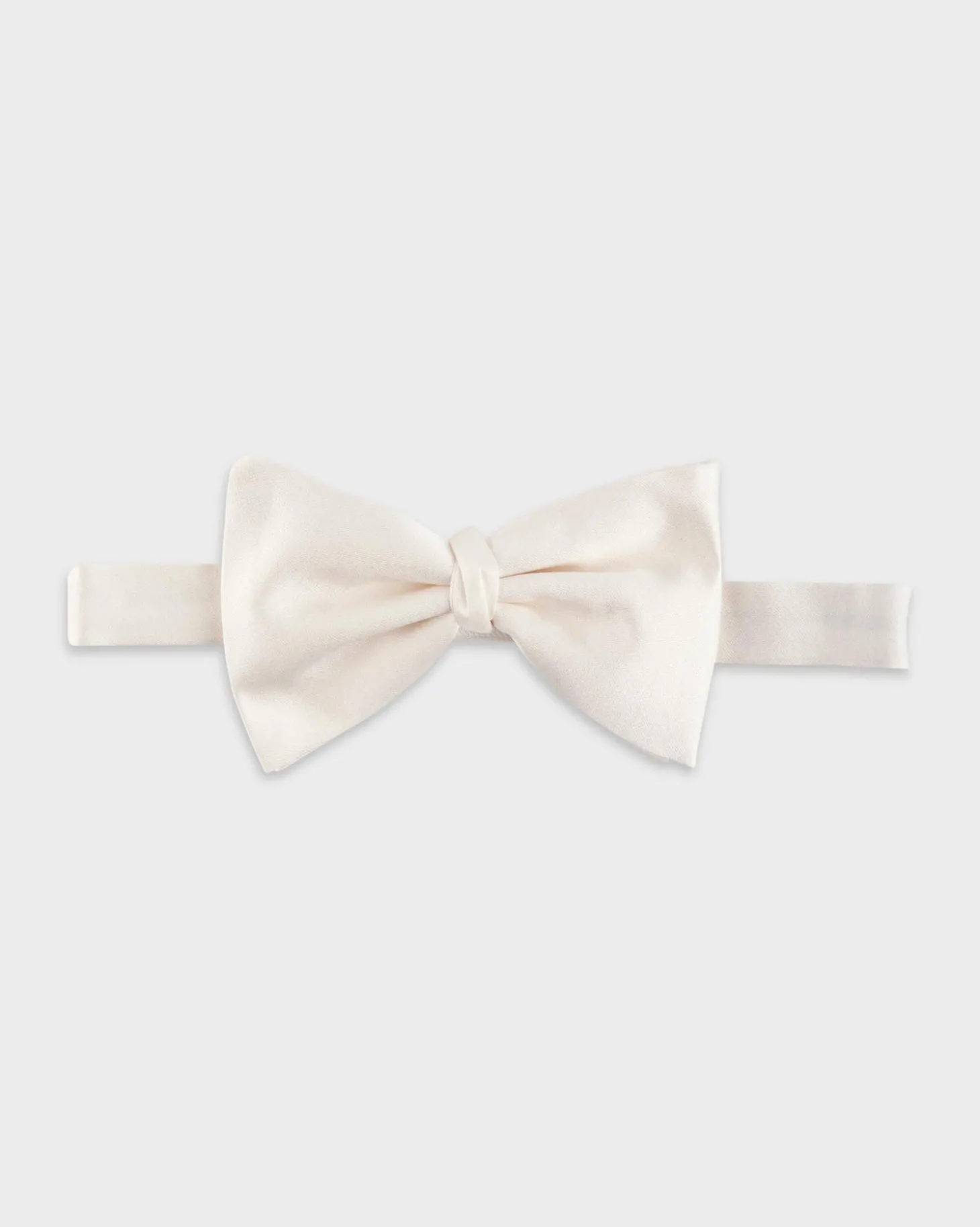Ivory Silk Bow Tie