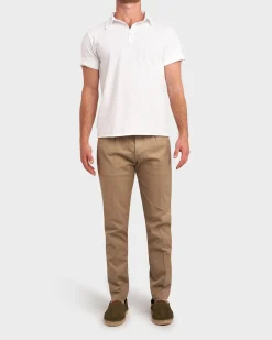 Khaki New Barcelona Cotton Stretch Chinos