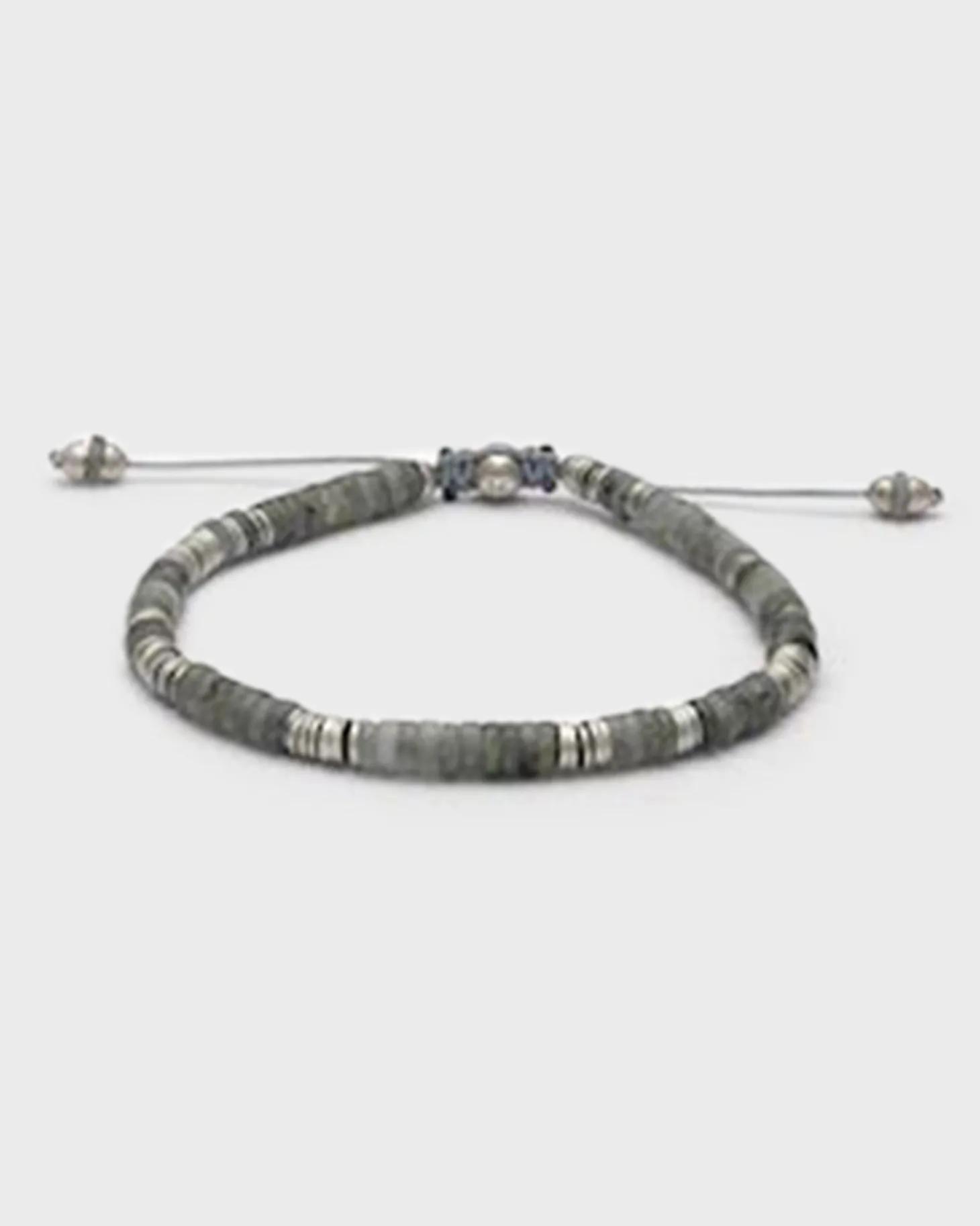 Labradorite Lazuli Sterling Silver Bracelet