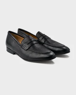 Ledley Black Deerskin Leather