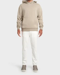 Light Beige Cotton Cashmere Hoodie