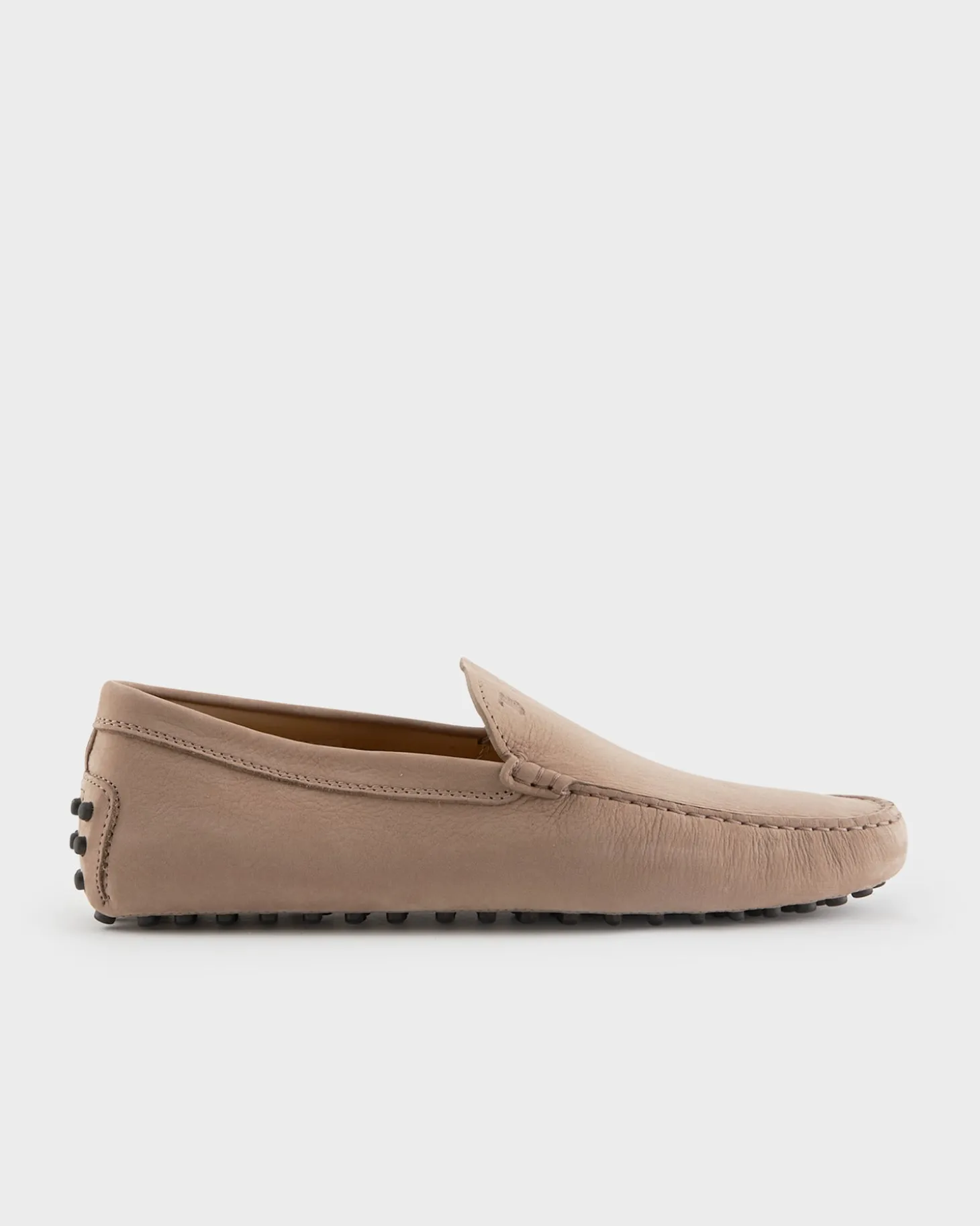 Light Beige Nubuck Gommino Driving Shoes