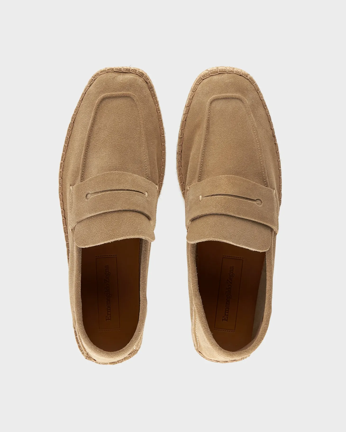 Light Beige Suede Valencia Espadrilles