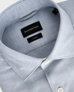 Light Blue Cascho Twill Shirt
