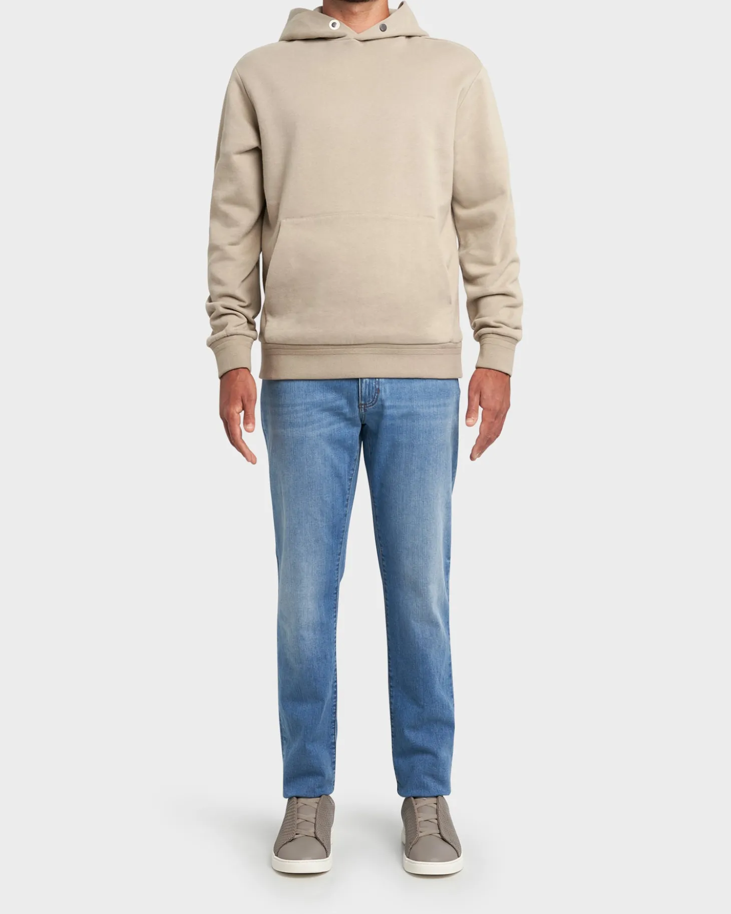 Light Blue Cotton City Slim Fit Jeans