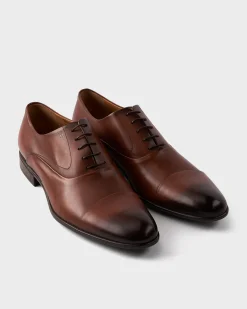 Light Brown Bruges Oxford Shoes