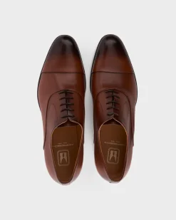 Light Brown Bruges Oxford Shoes