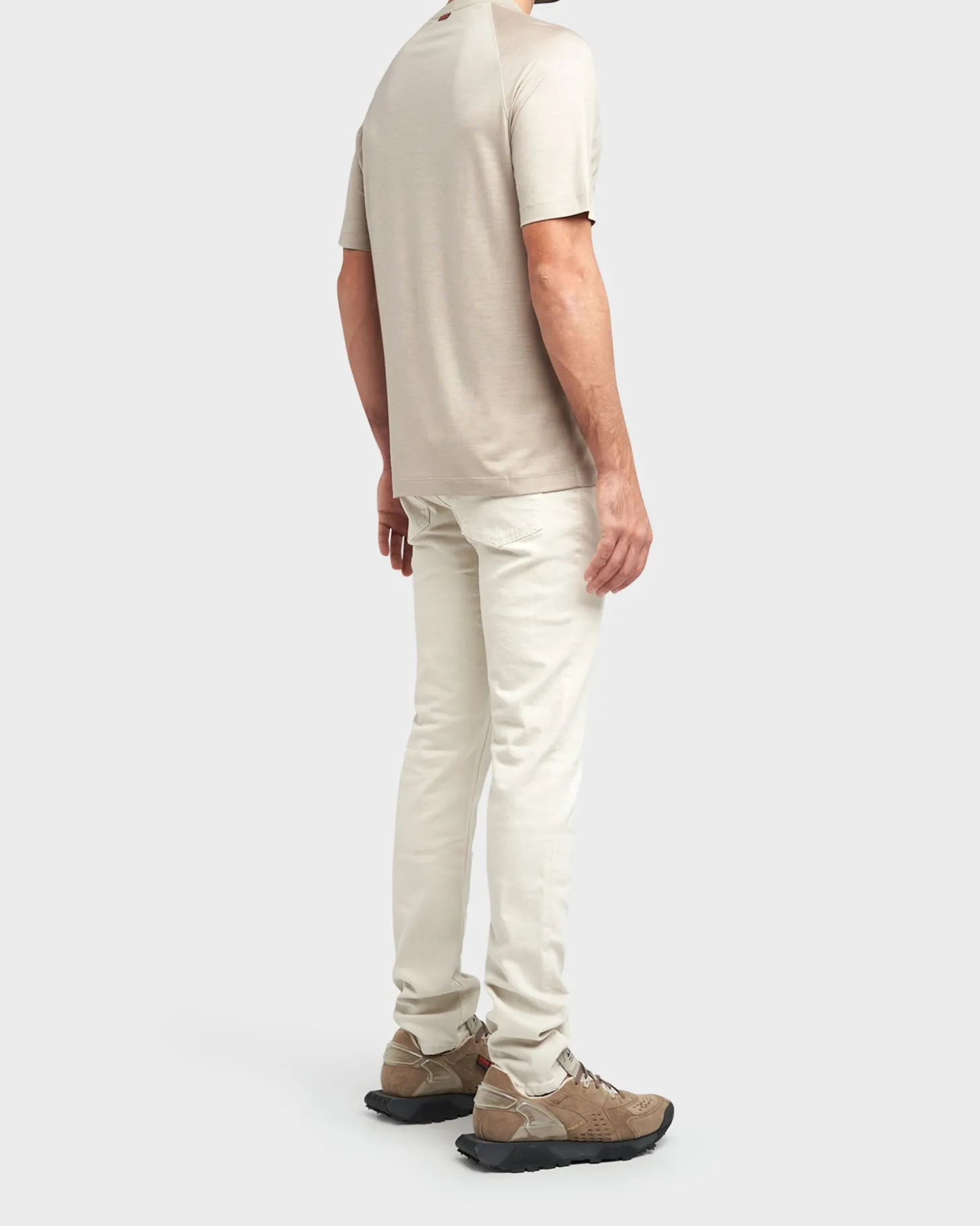Light Ecru Cleveland Crop Jeans