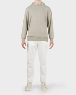 Light Grey Cotton Cashmere Hoodie