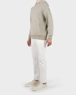 Light Grey Cotton Cashmere Hoodie