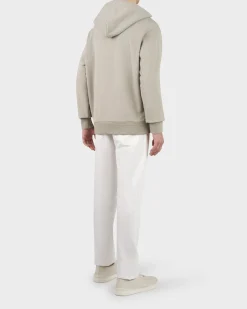 Light Grey Cotton Cashmere Hoodie
