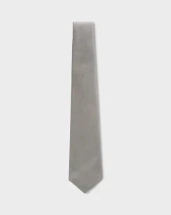 Light Iced Grey Silk Tie