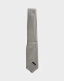 Light Iced Grey Silk Tie