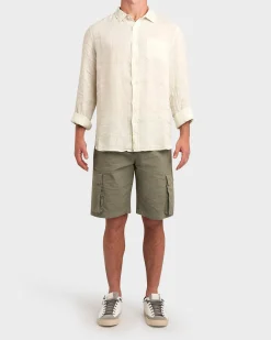 Light Lime Pure Linen Shirt
