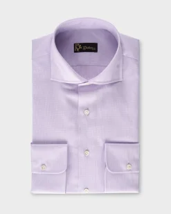 Lilac Micro Texture Cotton Shirt