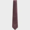 Maroon Diagonal Abstract Pattern Tie