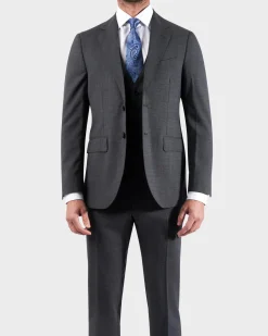 Micro Houndstooth Check 3 Piece Suit