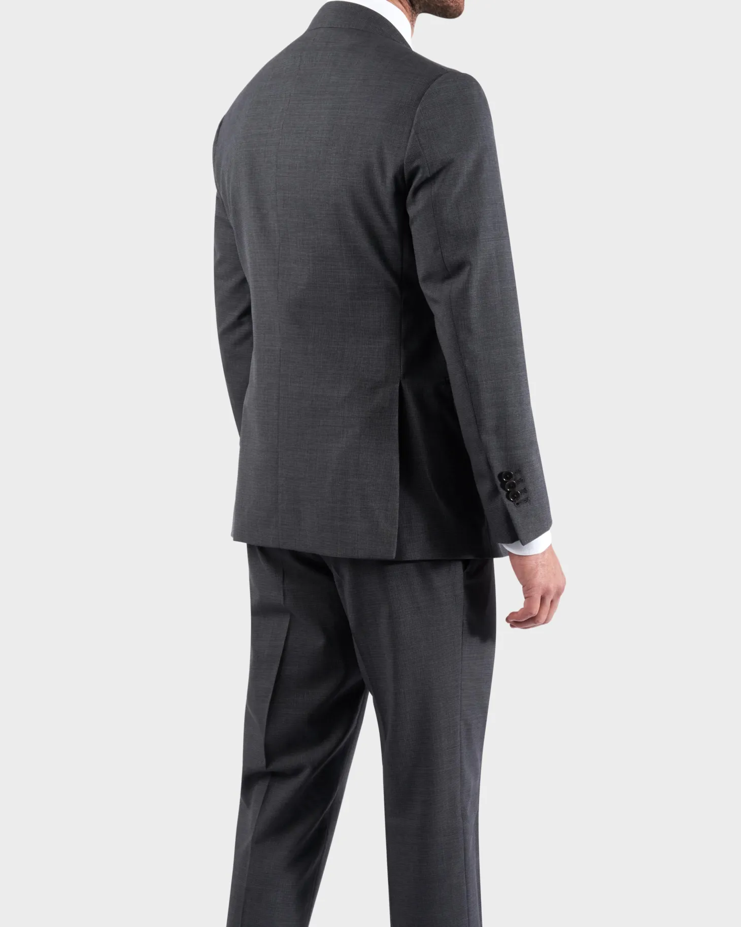 Micro Houndstooth Check 3 Piece Suit