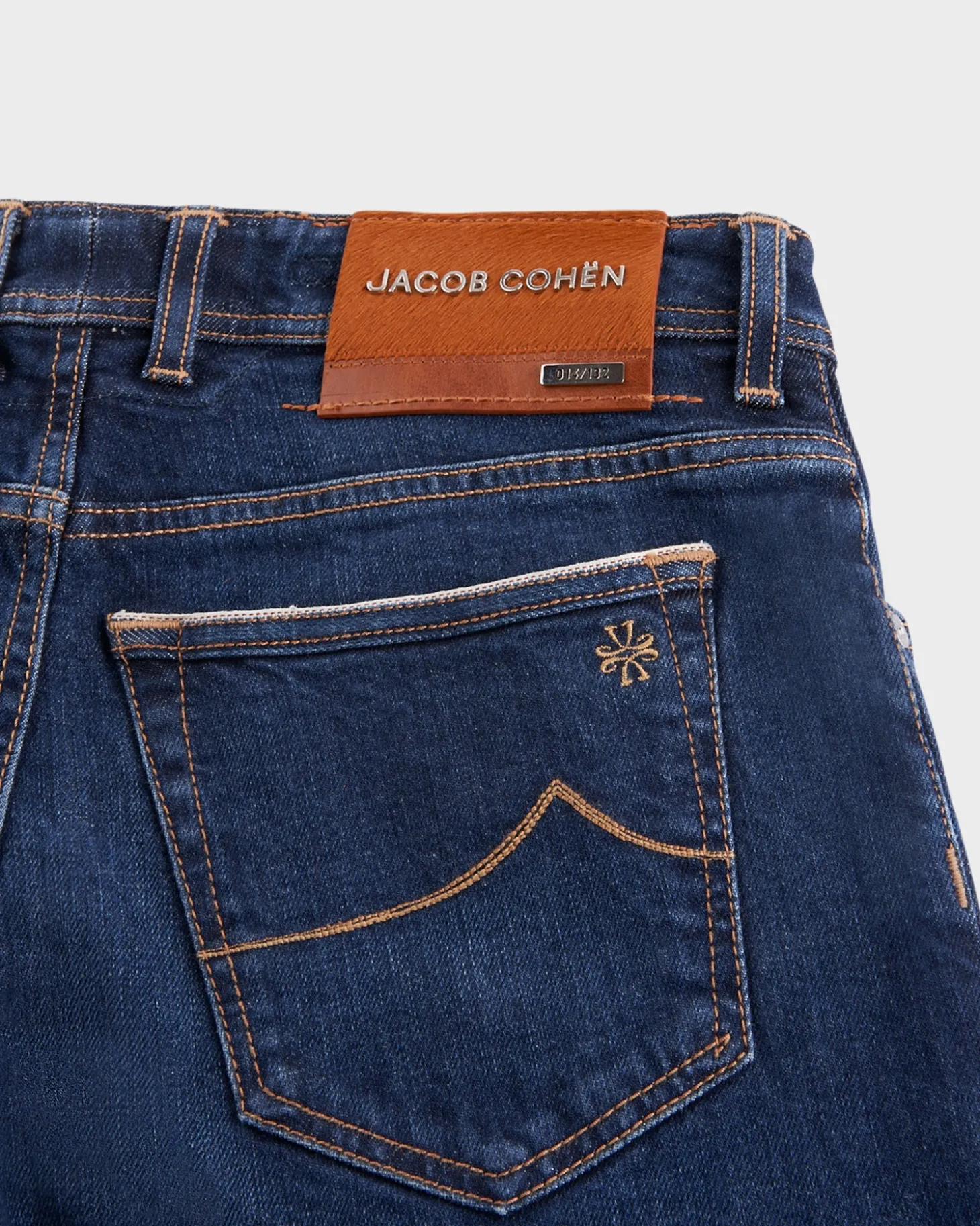 Mid Blue Cotton Stretch Skinny Jeans
