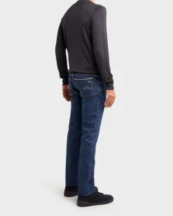 Mid Blue Limited Edition Cotton Stretch Slim Jeans