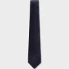 Midnight And Black Textured Pattern Tie