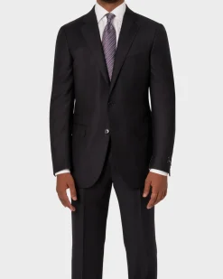 Midnight Blue Trofeo Wool Milano Model Suit
