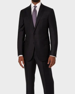 Midnight Blue Trofeo Wool Milano Model Suit