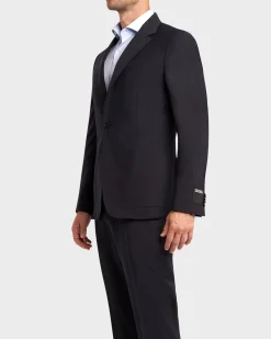 Midnight Blue Wash And Go Techmerino Wool Suit