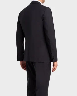Midnight Blue Wash And Go Techmerino Wool Suit