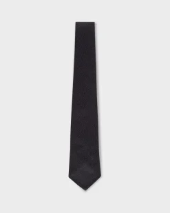 Midnight Silk Gauze Tie