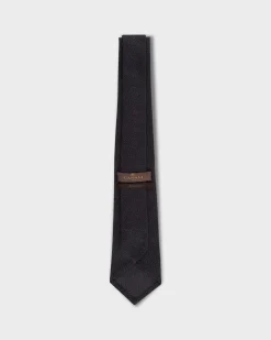 Midnight Silk Gauze Tie