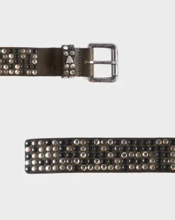 Military Green Studded Belt