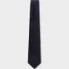 Navy And White Pinhead Pattern Tie
