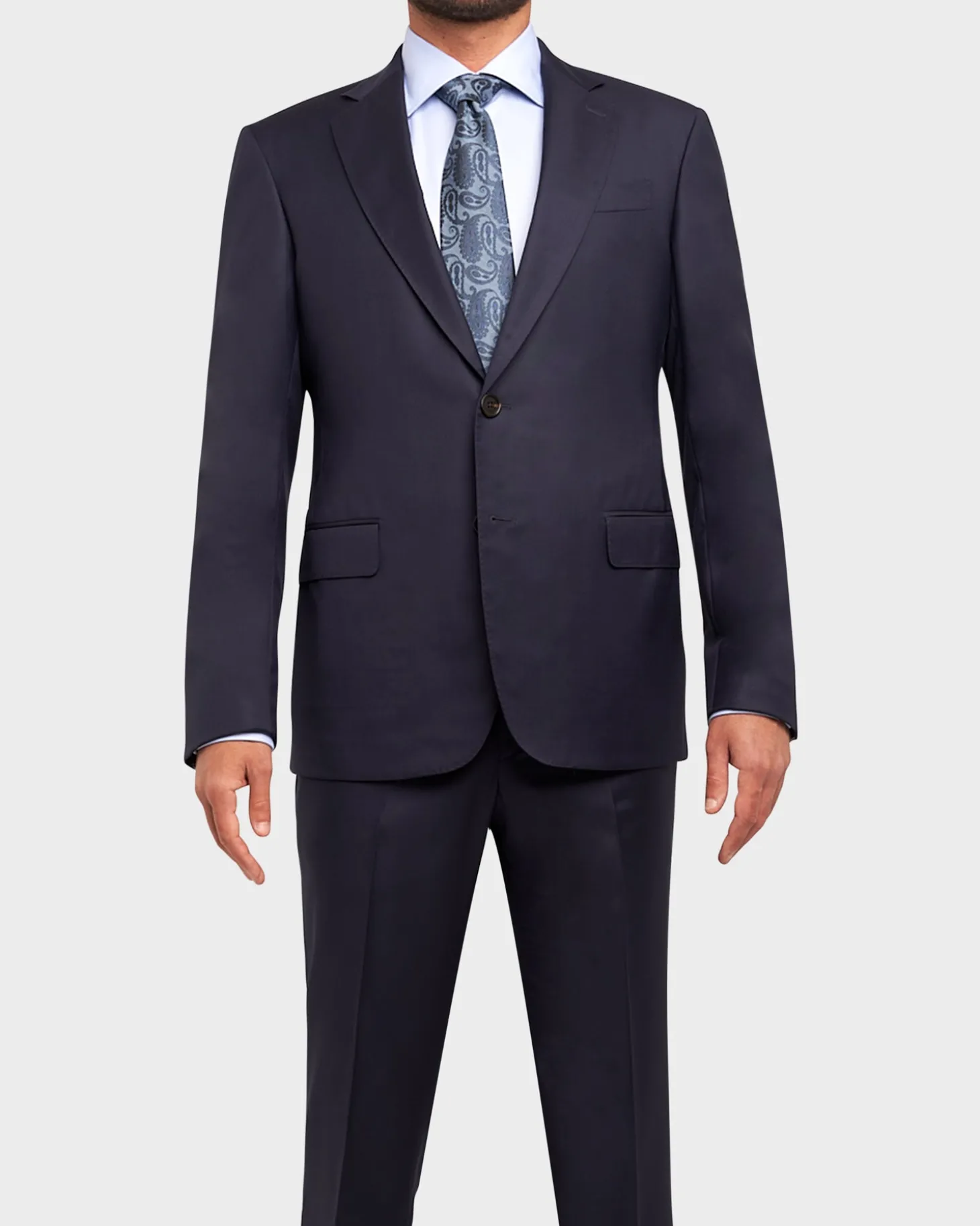 Navy Blue Super 150's Wool Suit