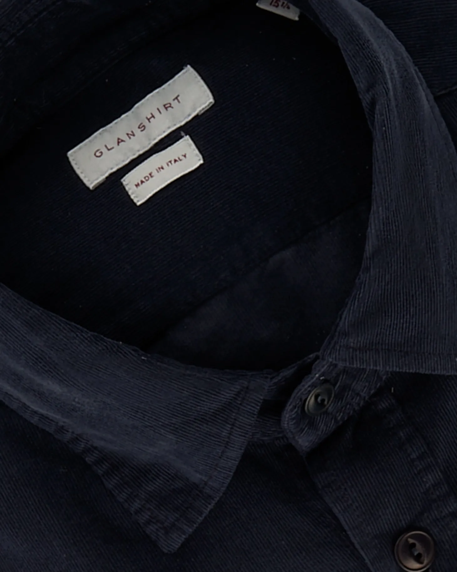 Navy Cotton Cord Shirt