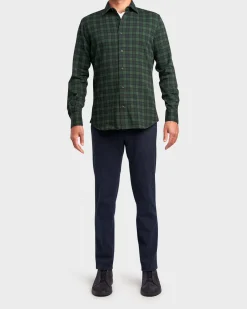 Navy Cotton Jeans
