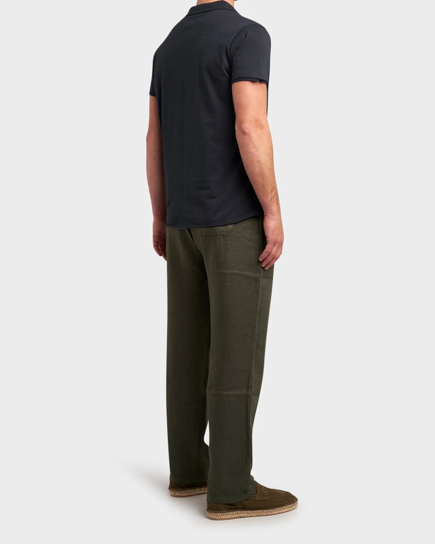 Navy Cotton Polo Shirt