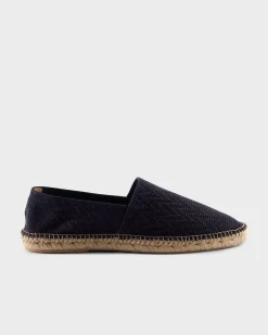 Navy Intreccio Suede Espadrilles