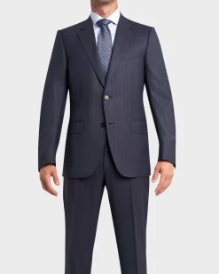 Navy Pinstripe Centoventimila Couture Suit